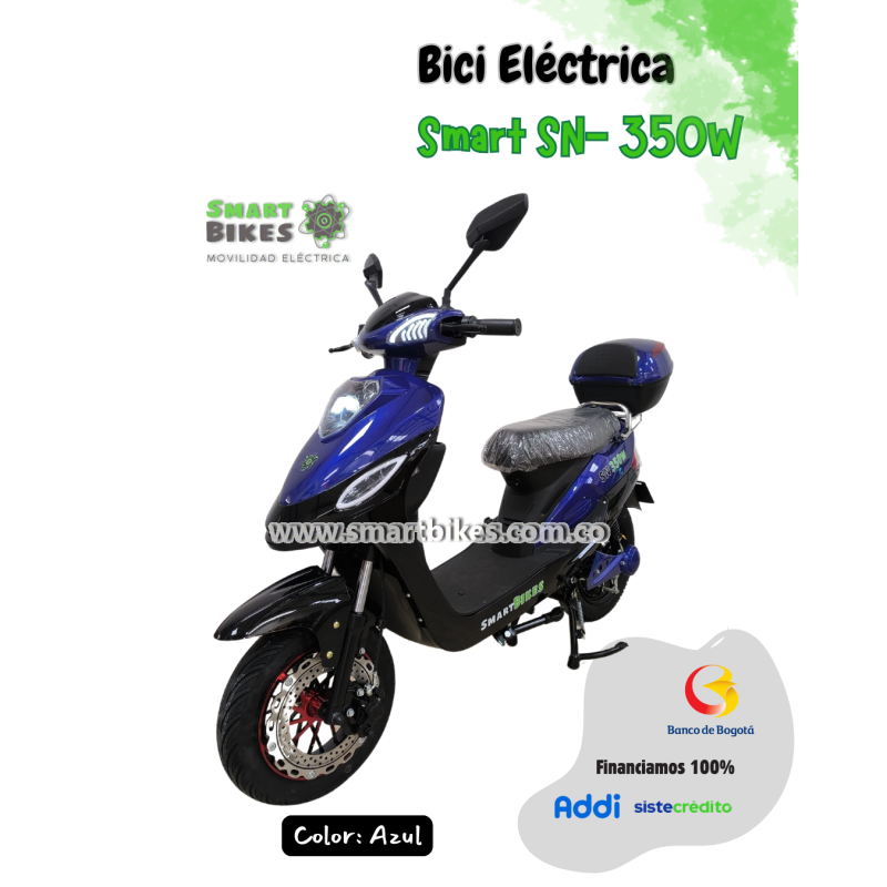 Bicicleta Eléctrica Smart SN 350W LITIO
