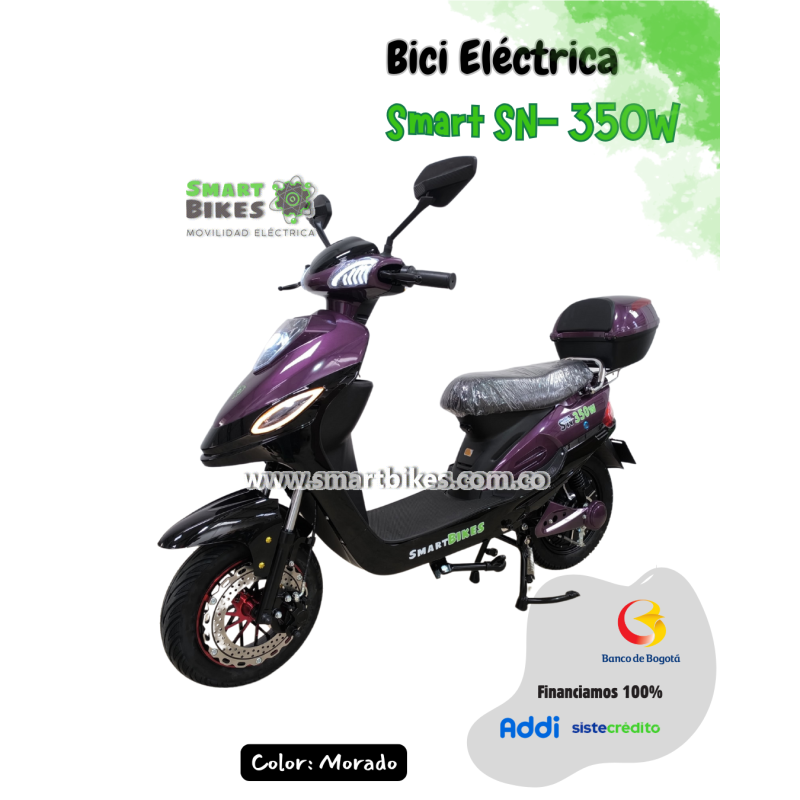 Bicicleta Eléctrica Smart SN 350W LITIO