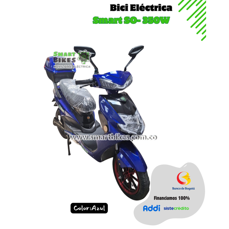 Bicicleta Eléctrica Smart SO 350W LITIO