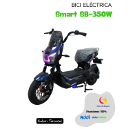 Bicicleta Eléctrica Smart SB 350W PLOMO