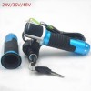 Acelerador con indicador de carga y switch| Bicicletas Motos Eléctricas